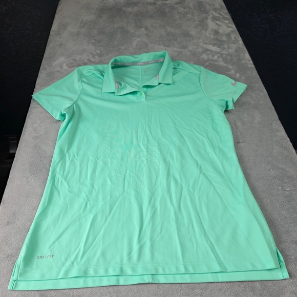 Nike Tops - Women's Nike Dri-FIT Golf Mint Green-Polo Shirt-Sz Lg